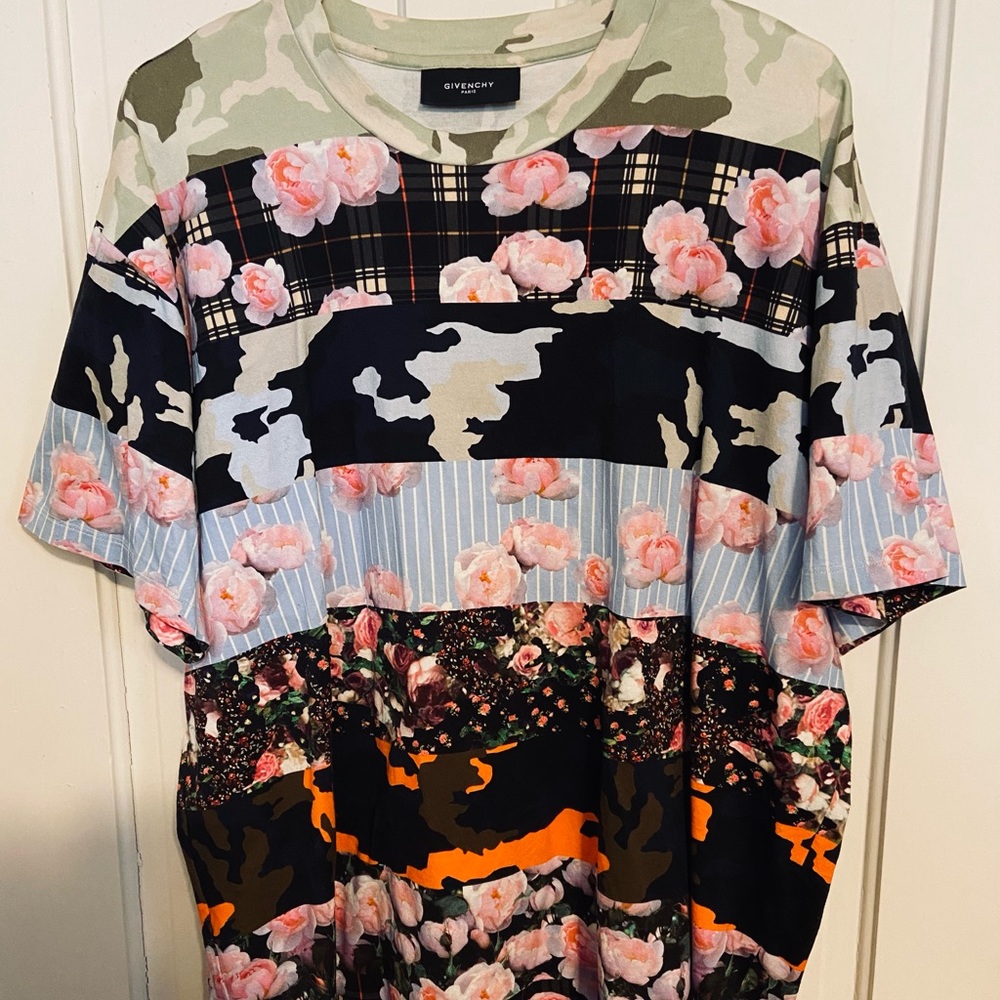 Givenchy Oversized Floral Camo shirt